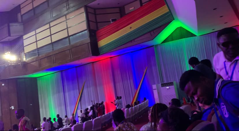 Members of Ghana's technology community gathering at an event